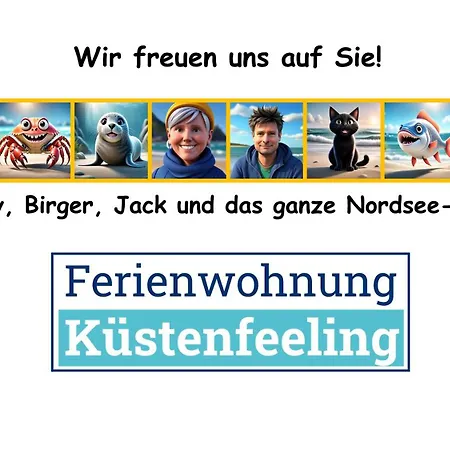 アパート Kuestenfeeling - Relax- Fuer Ihren Nordseeurlaub Mit Ganz Vielen Extras! *